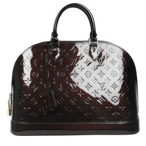 Louis Vuitton Alma GM : Patent Vernis Monogram( Burgundy)